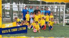 Conan Ledesma visits the Vistahermosa Campus | Cadiz Football Club