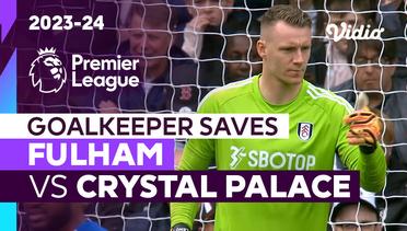 Aksi Penyelamatan Kiper | Fulham vs Crystal Palace | Premier League 2023/24