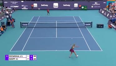 Anastasia Potapova vs Coco Gauff - Highlights | WTA Miami Open 2023