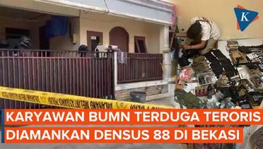 Densus 88 Polri Tangkap 1 Karyawan BUMN, Terduga Teroris di Bekasi