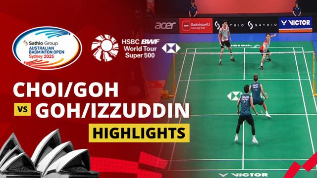 Choi Sol Gyu/Goh V Shem (KOR) vs Goh Sze Fei/Nur Izzuddin (MAS) - Highlight | SATHIO GROUP Australian Open 2025