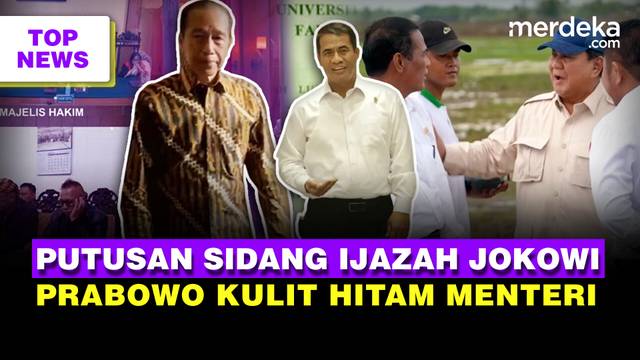 Putusan Hakim Sidang Perdana Ijazah Jokowi | Prabowo-Mentan Makin Lengket. Kelakar Kulit Hitam