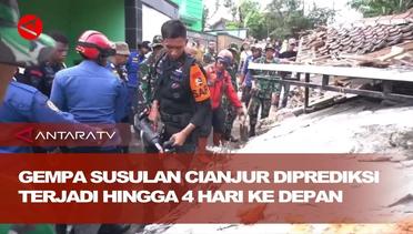 BMKG prediksi gempa susulan di Cianjur terjadi hingga 4 hari ke depan