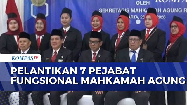 7 Pejabat Fungsional Mahkamah Agung Dilantik | MA NEWS