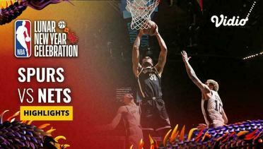 San Antonio Spurs vs Brooklyn Nets - Highlights | NBA Regular Season 2023/24