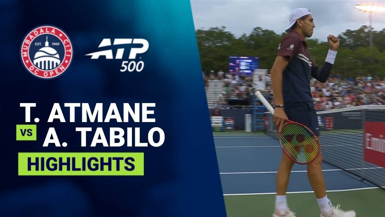 Terence Atmane vs Alejandro Tabilo - Round 2 (John Harris) | ATP 500: Mubadala Citi DC Open 2026