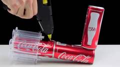 Cara Membuat Minigun Kuat dari Coca Cola