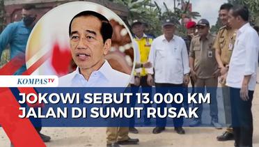 Presiden Jokowi Sebut Sepanjang 13.000 Kilometer Jalan Kabupaten di Sumut Rusak