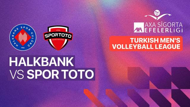 Halkbank vs Spor Toto - Full Match | Turkish Men's Volleyball League 2025/26