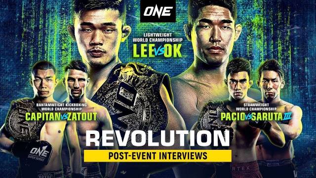 ONE: REVOLUTION Post-Event Interviews