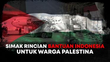 Rincian Bantuan Indonesia 51,5 ton untuk Warga Palestina di Gaza Lewat Mesir - INFOGRAFIS