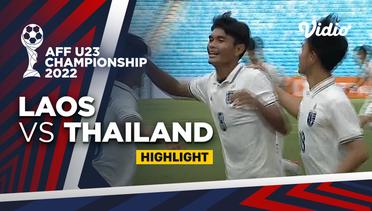 Highlight - Laos vs Thailand | AFF U-23 Championship 2022