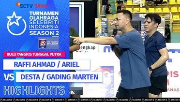 Raffi/Ariel VS Desta/Gading | Highlights Tenis Meja Ganda Putra | Turnamen Olahraga Selebriti Indonesia Season 2