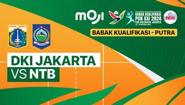 Putra: DKI Jakarta vs Nusa Tenggara Barat - Full Match | Babak Kualifikasi PON XXI Bola Voli