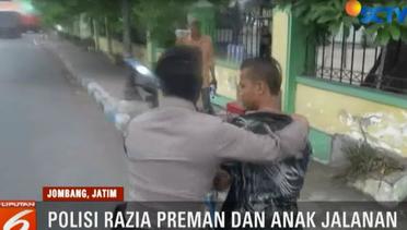 Polisi Razia Anak Jalanan dan Preman di Jombang - Liputan6 Malam