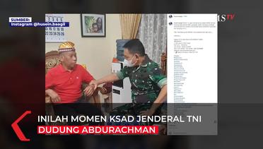 Potret KSAD Dudung Abdurachman  Jenguk Tukul Arwana