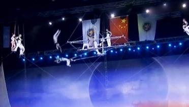 Festival Seni Akrobatik Wuqiao di Tiongkok
