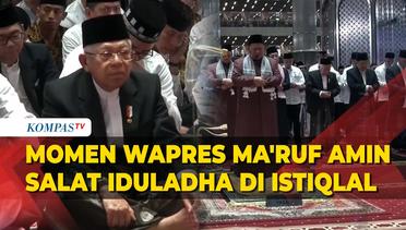 [FULL] Momen Wapres Ma'ruf Amin Bersama Sejumlah Menteri Salat Iduladha di Masjid Istiqlal Jakarta