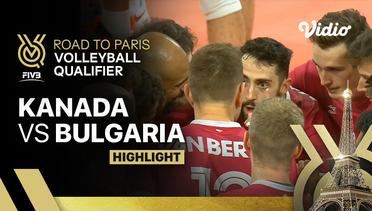 Kanada vs Bulgaria - Match Highlights | Men's FIVB Road to Paris Volleyball Qualifier