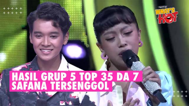 Hasil Grup 5 Top 35 D Academy 7, Safana Tersenggol - Arbil Jadi Bintang Penuh Pujian