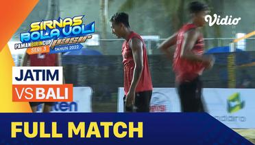 Full Match | Putra (4x4): Jatim vs Bali  | Sirkuit Voli Pantai Nasional Seri III 2022