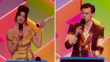 Kemenangan Dua Lipa dan Harry Styles di Brit Awards 2021