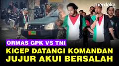 Kicep Ormas GPK Usai Tendang Mobil Dinas Tentara & Konvoi Geber Motor, Datangi Komandan Minta Maaf
