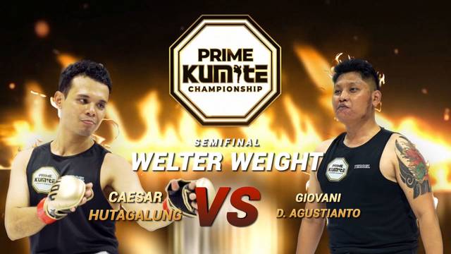 Semifinal 1 Welterweight: Caesar Hutagalung vs Giovani D. Agustianto