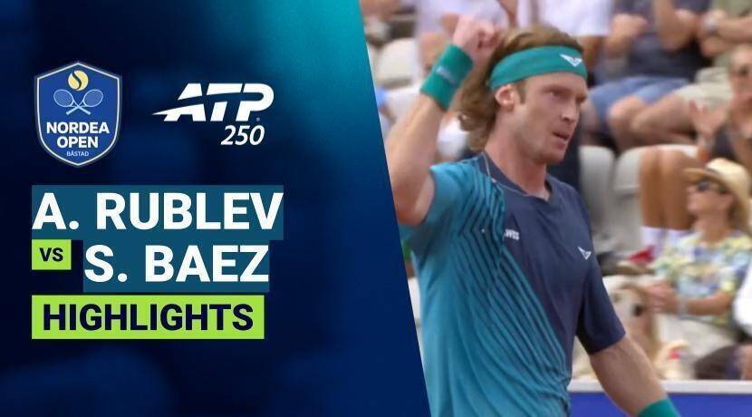 Andrey Rublev vs Sebastian Baez - Quarterfinal | ATP 250: Nordea Open 2026