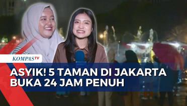 Asyik! 5 Taman di Jakarta Buka 24 Jam, Begini Suasana di Lapangan Banteng