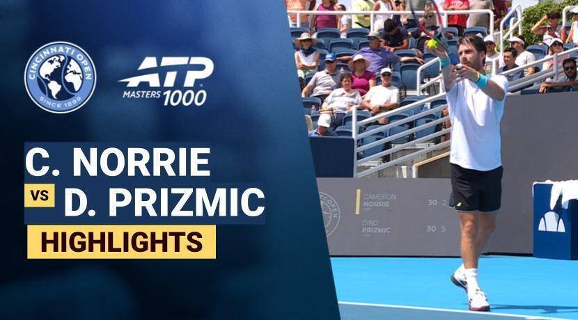 Cameron Norrie vs Dino Prizmic - Round 1 (Grandstand) | ATP 1000: Cincinnati Open 2026