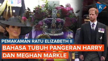 Bahasa Tubuh Pangeran Harry dan Meghan yang Terisolasi saat Pemakaman Ratu Elizabeth II