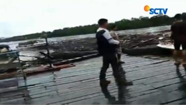 Detik-Detik Banjir Landa Sungai Mahakam Terekam Video Amatir - Liputan 6 Petang