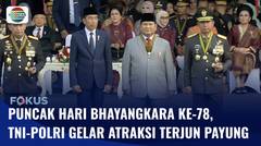 Presiden Jokowi jadi Inspektur Upacara Parade dan Defile Polri pada Puncak Hari Bhayangkara | Fokus