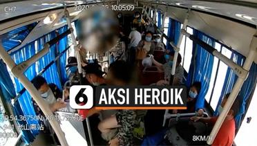 Aksi Heroik Sopir Bus Selamatkan Penumpang dari Pria Bersenjata