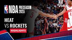 Miami Heat vs Houston Rockets - Highlights | NBA Preseason 2023