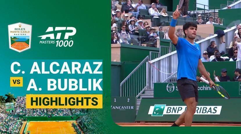 Carlos Alcaraz vs Alexander Bublik - Quarterfinals | ATP 1000: Rolex Monte-Carlo Masters 2026