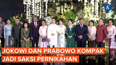 Momen Jokowi dan Prabowo menjadi Saksi Pernikahan Kevin Sanjaya-Valencia Tanoesoedibjo
