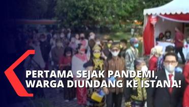 Antusiasme Warga Jelang Upacara HUT ke-77 Republik Indonesia di Istana Merdeka