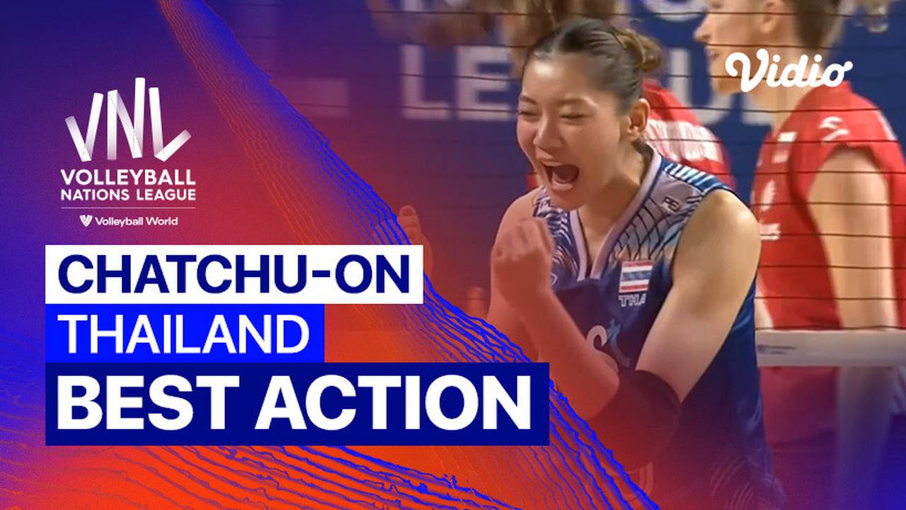 Best Action Chatchuon Women’s Volleyball Nations League 2024 Vidio
