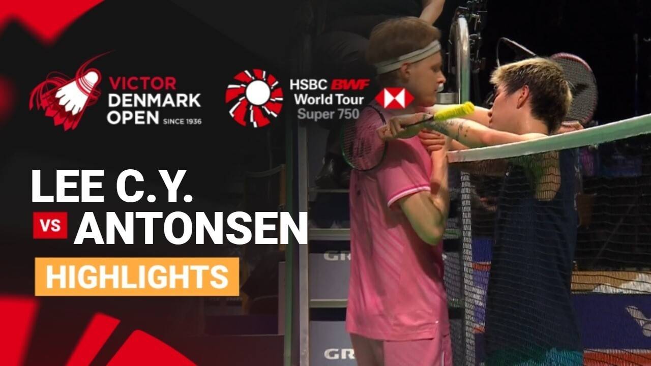 Lee Cheuk Yiu (HKG) vs Anders Antonsen (DEN) - Men's Singles Round of 32 | VICTOR Denmark Open 2026