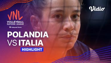 Match Highlights | Polandia vs Italia | Women’s Volleyball Nations League 2023