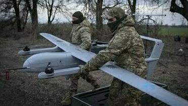 Ukraine launches a barrage of drones against Russia