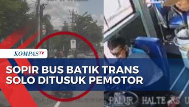 Kesal Diserempet, Pemotor Tusuk Sopir Bus Batik Trans Solo
