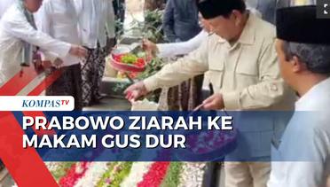 Kata Prabowo Usai Ziarah ke Makam Gus Dur dan Pendiri NU