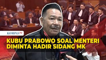 Anies-Ganjar Minta MK Hadirkan Menteri di Persidangan, Ini Respons Kubu Prabowo