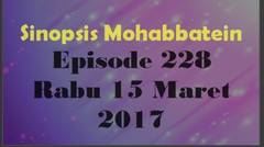 Sinopsis Ishita memukul nindi Episode 228 Rabu 15 Maret 2017