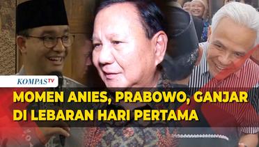 Kumpulan Momen Anies, Prabowo, Ganjar di Lebaran Hari Pertama