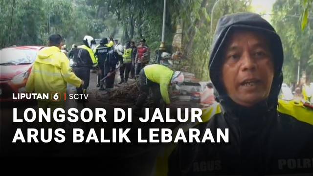 Longsor di Jalur Arus Balik Lebaran | Liputan 6