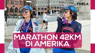 Febby Rastanty Ikuti Marathon Sejauh 42 Kilometer di Amerika Serikat